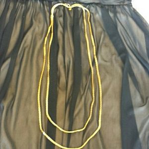 Les Bernard gold necklace